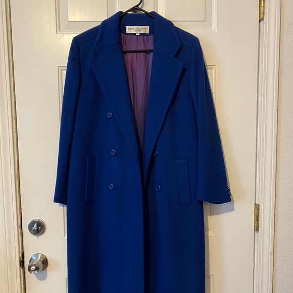 Sophie Max Women's Blue Trench Coat - Picture 1 of 3